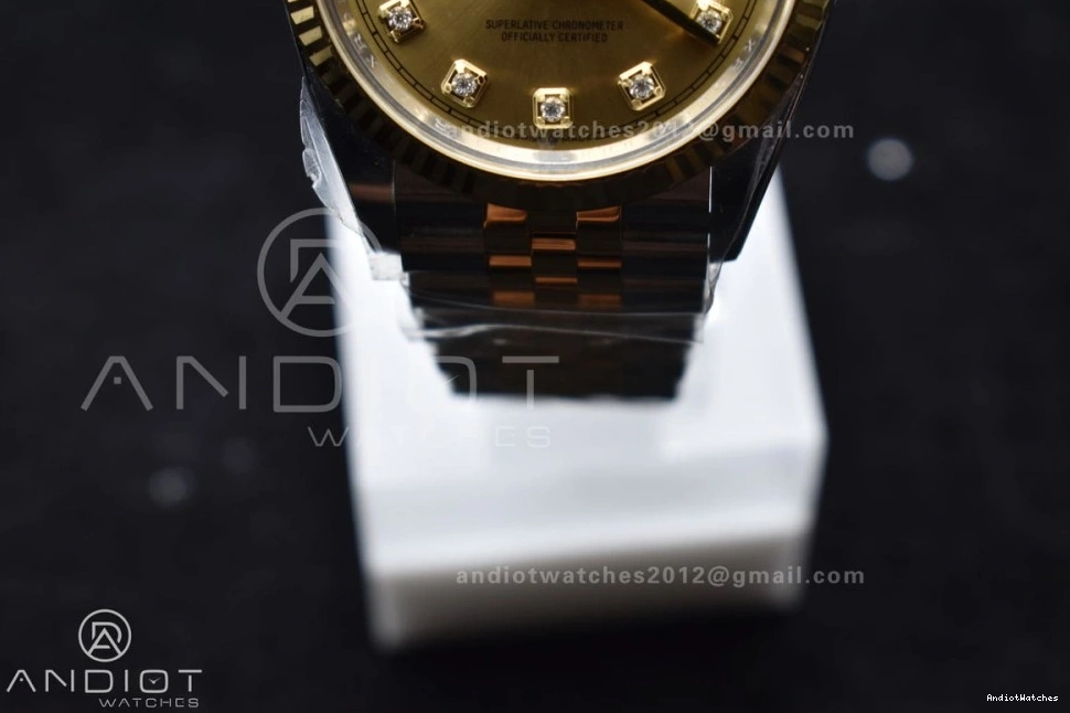 Diamonds VR 558 Dial Bracelet SS Best 1:1 YG on Edition 904L Clean Jubilee 126233 Steel YG DateJust 36 Versatile 1227